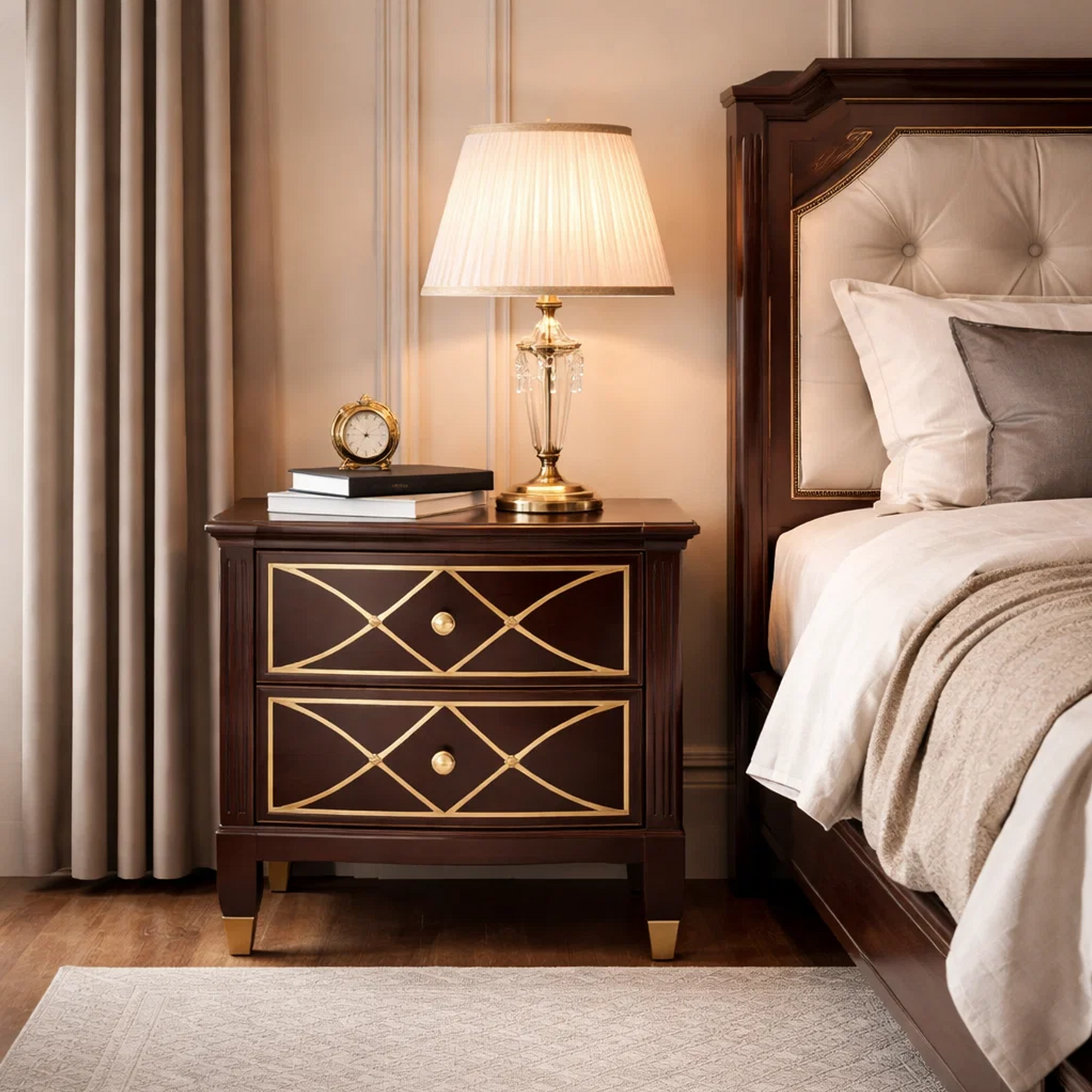 Deco Interlace 2-Drawer Nightstand