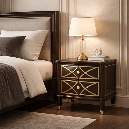 Deco Interlace 2-Drawer Nightstand