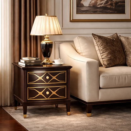 Deco Interlace 2-Drawer Nightstand