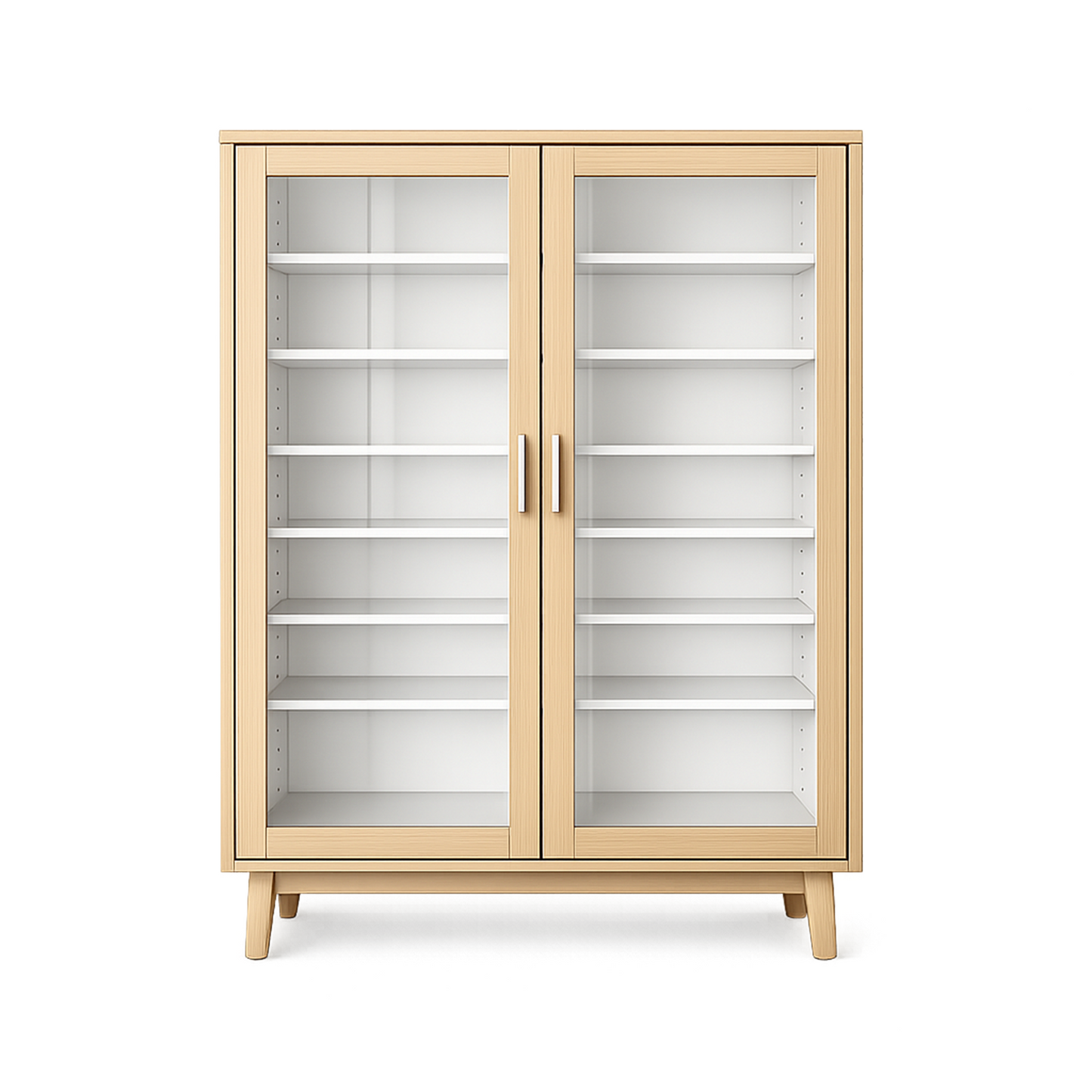 Linden Glass-Door Display Cabinet