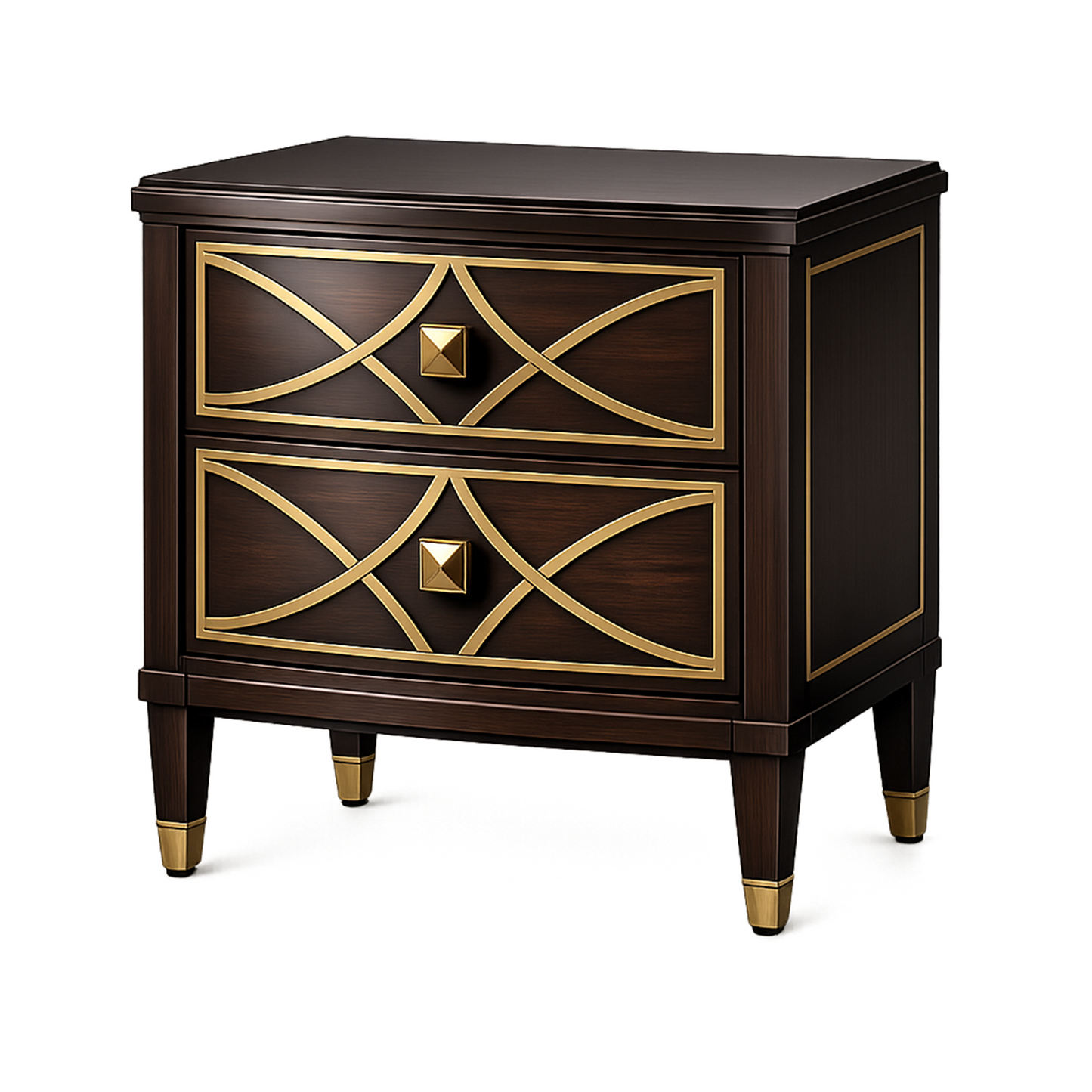 Deco Interlace 2-Drawer Nightstand