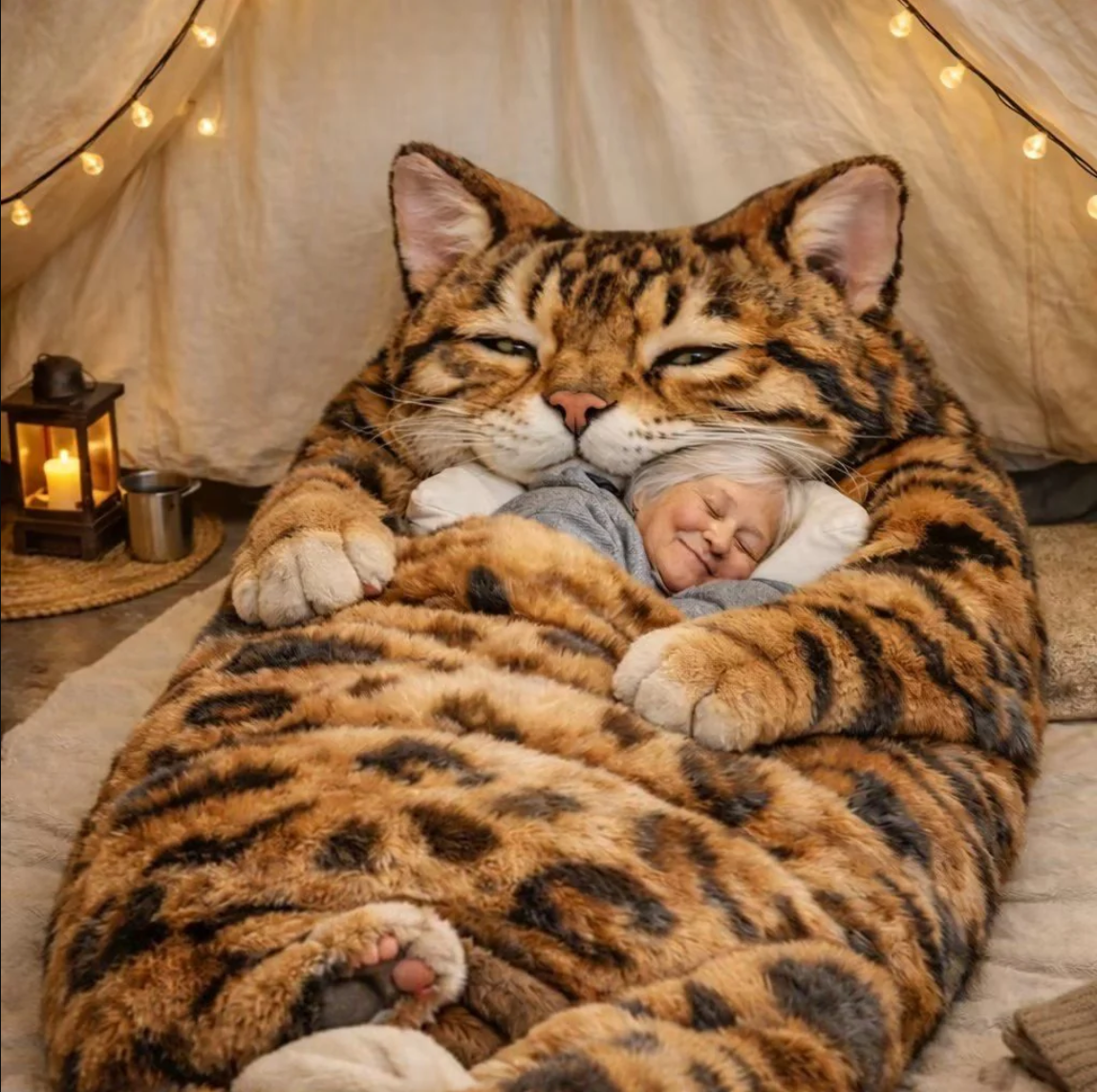 ⏰Hot Sale 49% off⏰🐱 Fluffy cat sleeping bagy💤