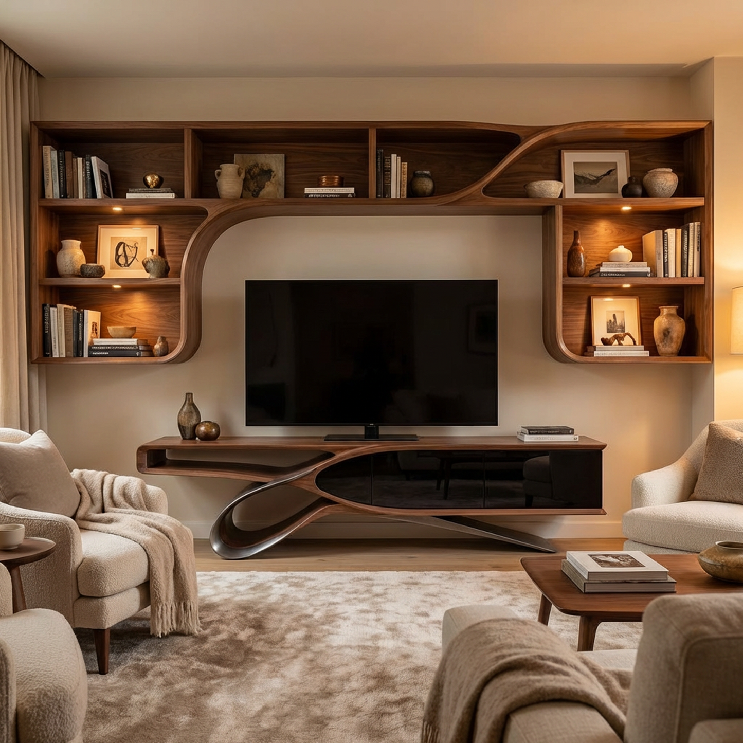 Orbit Wave Modern Coffee Table