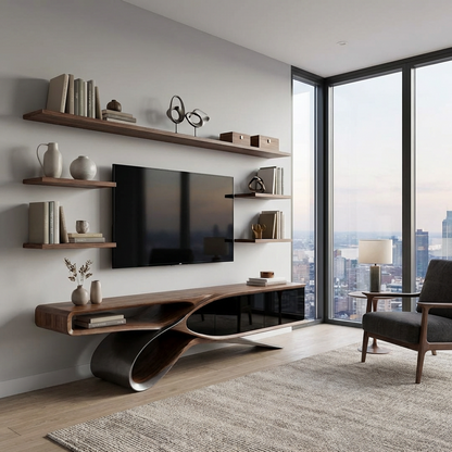 Orbit Wave Modern Coffee Table
