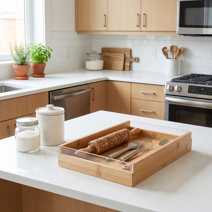 Rosewood Garden Embossed Rolling Pin