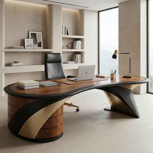 Aurum Curve Executive Desk