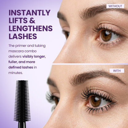 Lash Amplifying Primer + Lash Mascara Duo with Lash Curler
