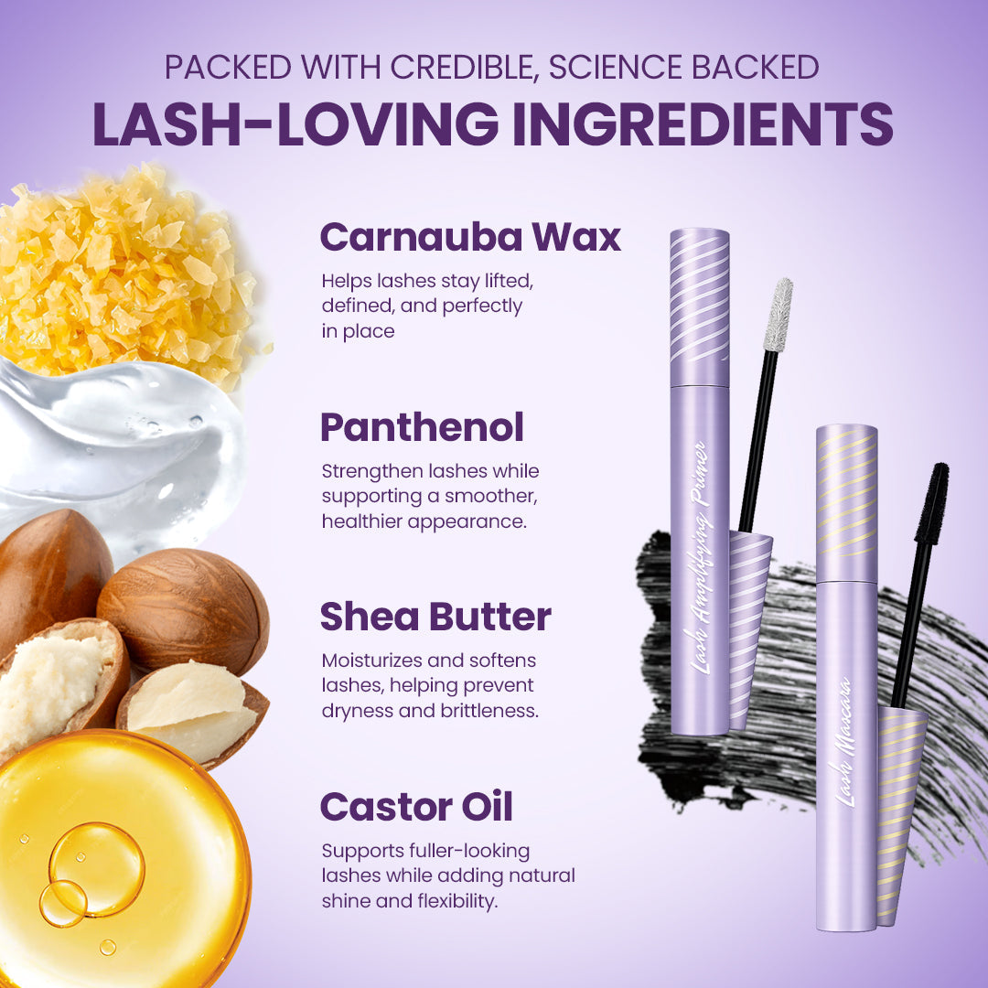 Lash Amplifying Primer + Lash Mascara Duo with Lash Curler