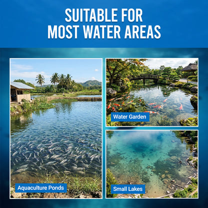 Luhaka® Pond Water Conditioner Powder | Water Clarifier & Algae Control 🐟🌊🔬